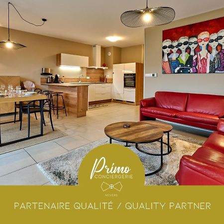 Le Manou, Appartement Neuf Avec Terrasse, Parking Sous-Terrain & Ascenseur By Primo C0Nciergerie Νεβέρ Εξωτερικό φωτογραφία