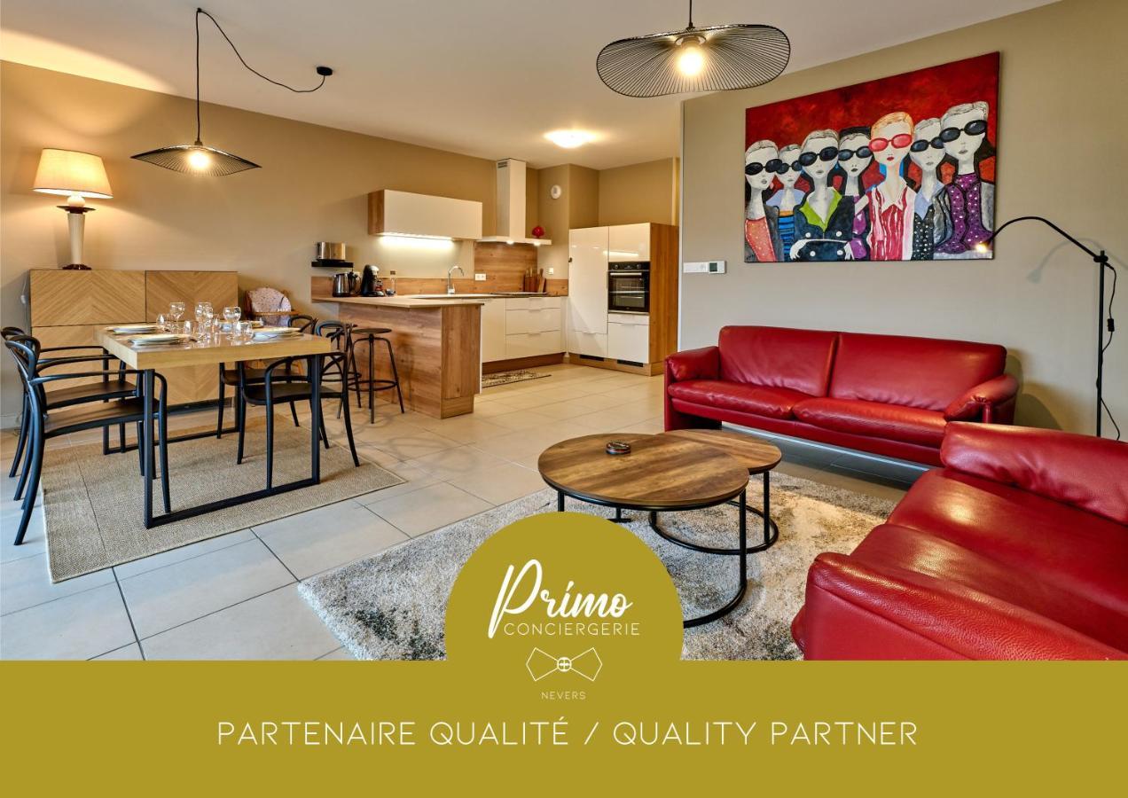 Le Manou, Appartement Neuf Avec Terrasse, Parking Sous-Terrain & Ascenseur By Primo C0Nciergerie Νεβέρ Εξωτερικό φωτογραφία